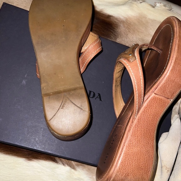 PRADA Antic Summer Sandals W/ Original Dust Bags & Box - Size 38 - Picture 10 of 10